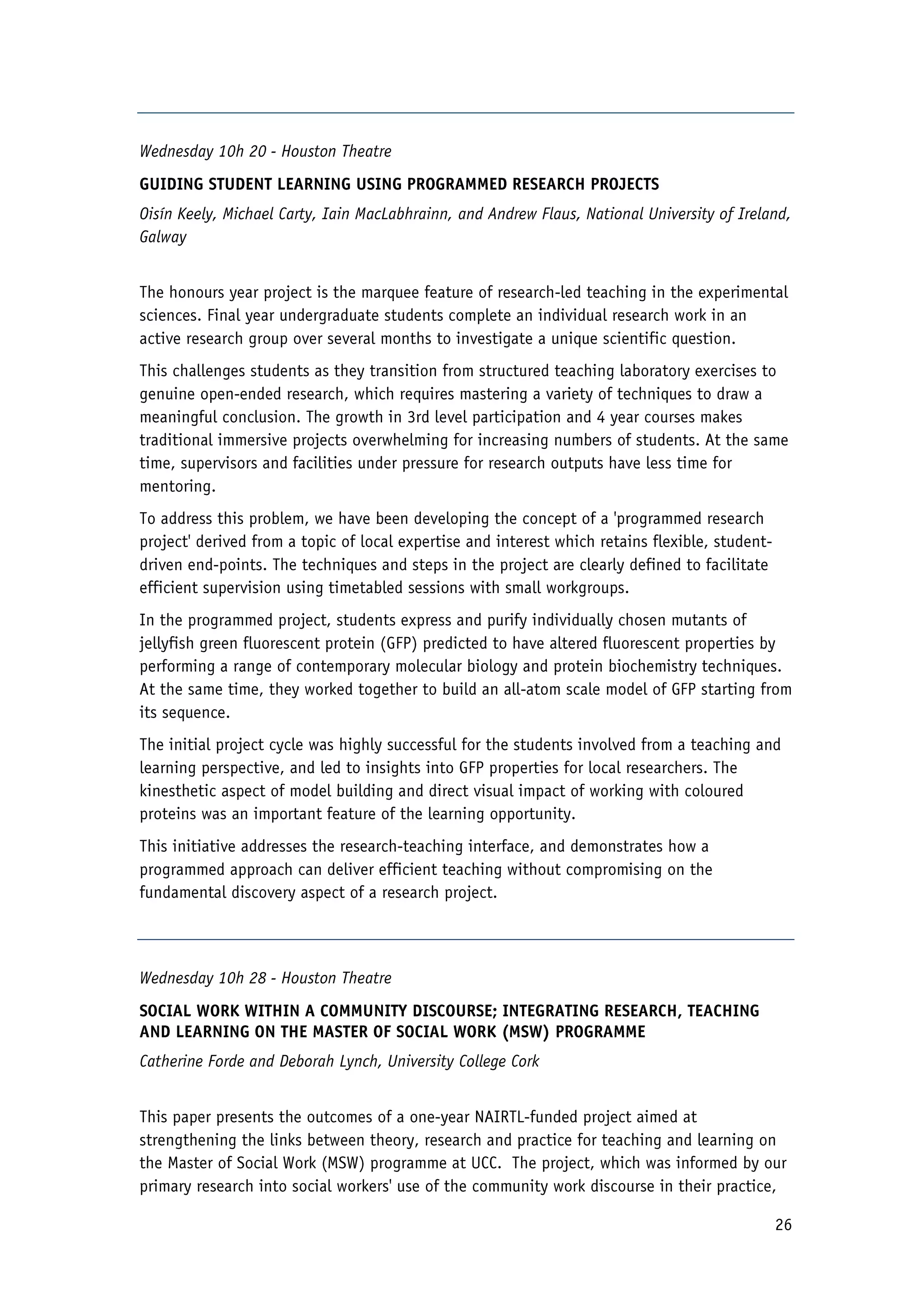 2010 Conference Proceedings - Flexible Learning