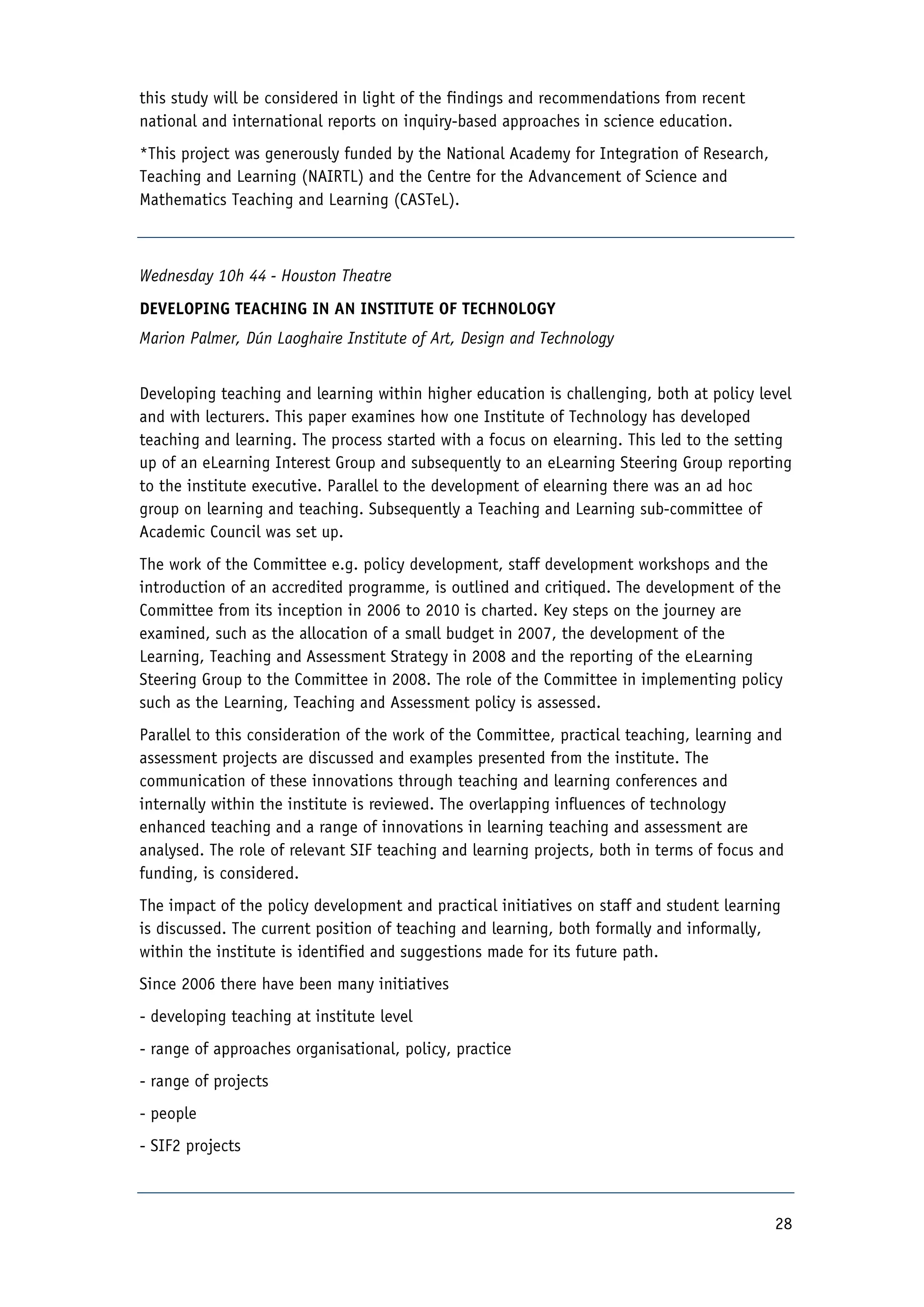 2010 Conference Proceedings - Flexible Learning