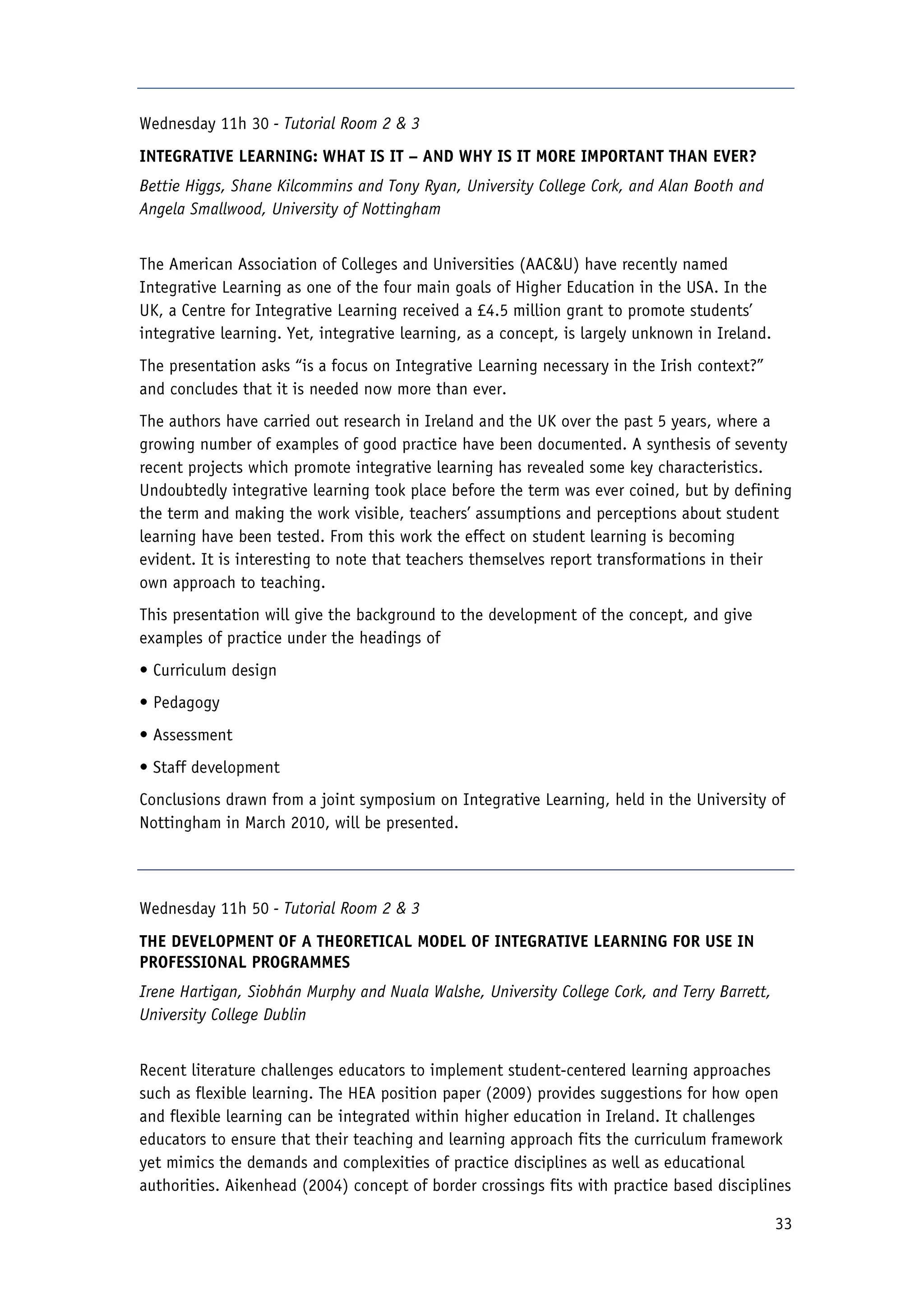 2010 Conference Proceedings - Flexible Learning