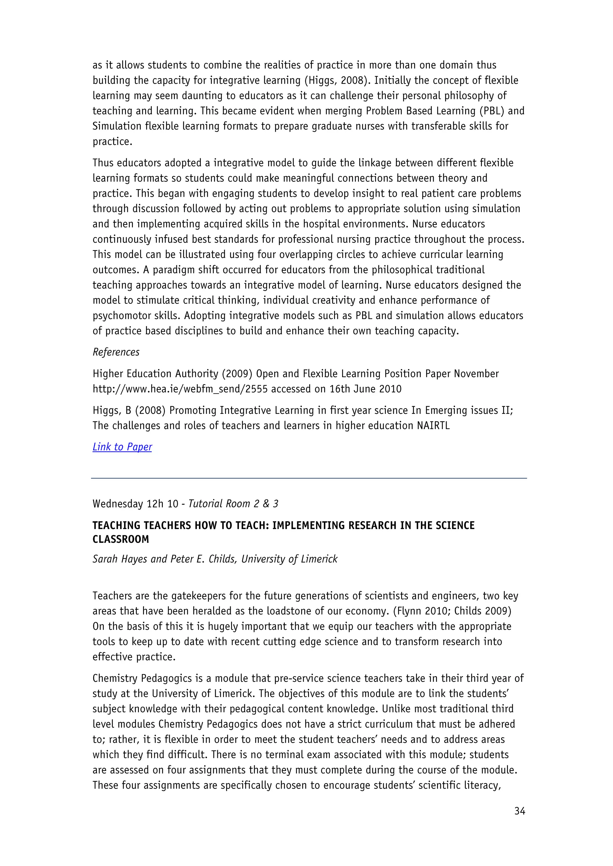 2010 Conference Proceedings - Flexible Learning