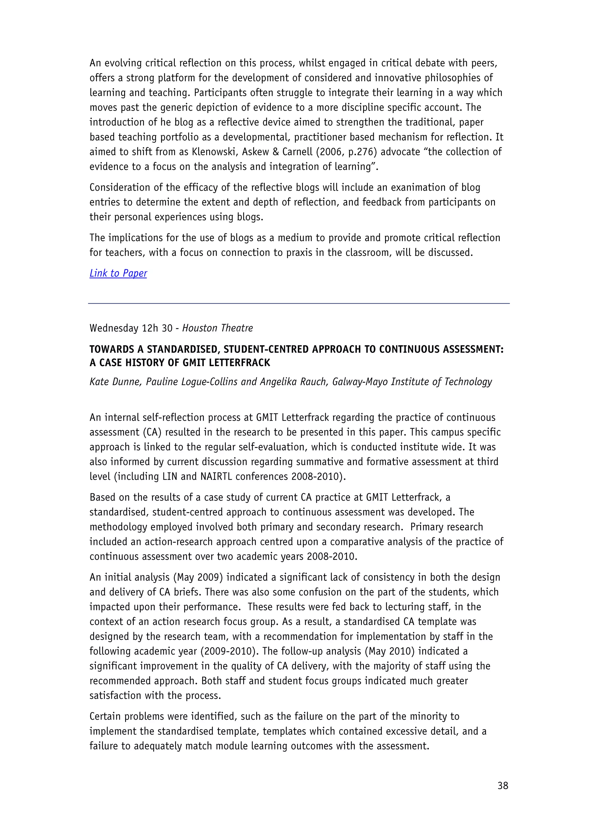 2010 Conference Proceedings - Flexible Learning