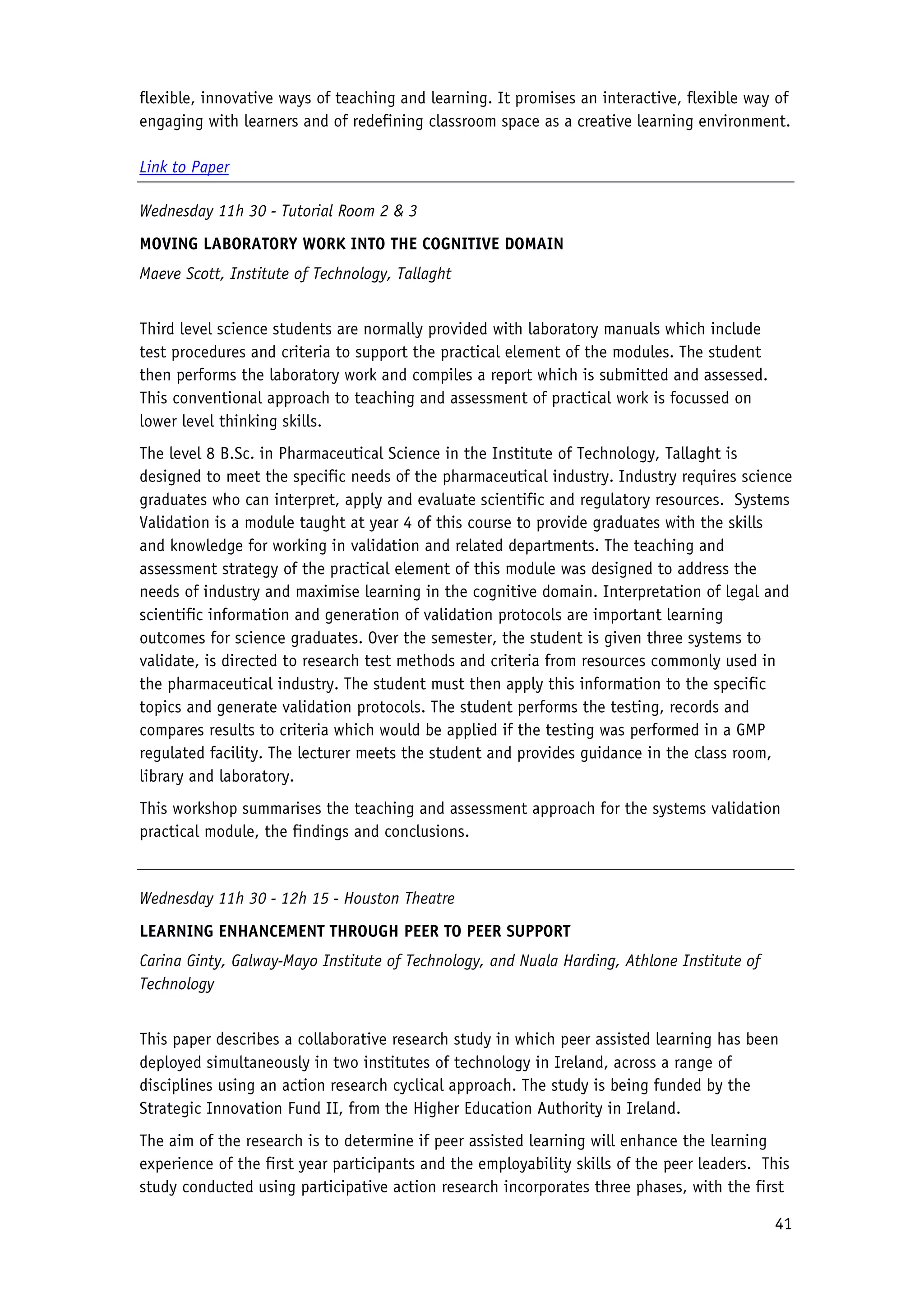 2010 Conference Proceedings - Flexible Learning