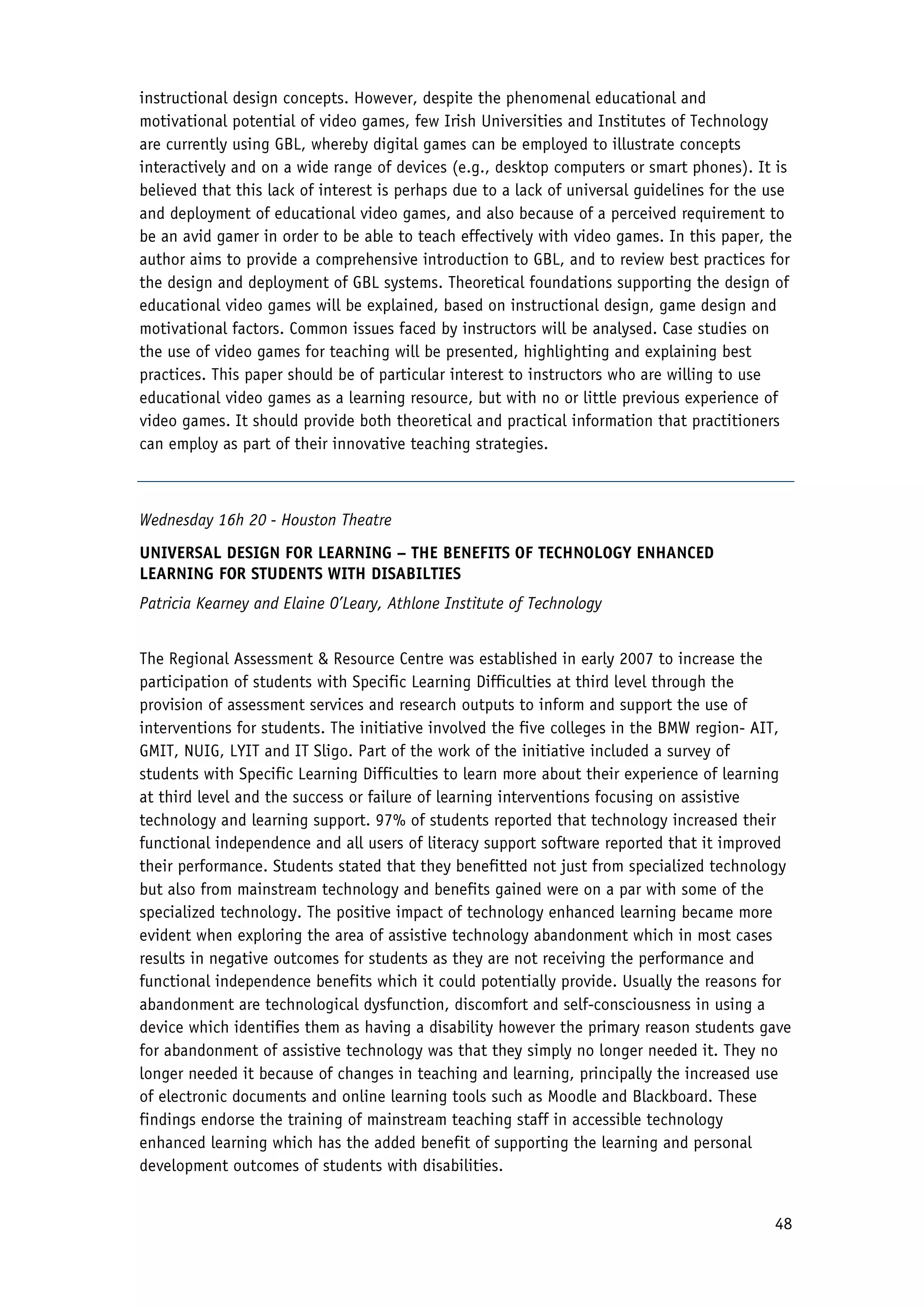 2010 Conference Proceedings - Flexible Learning