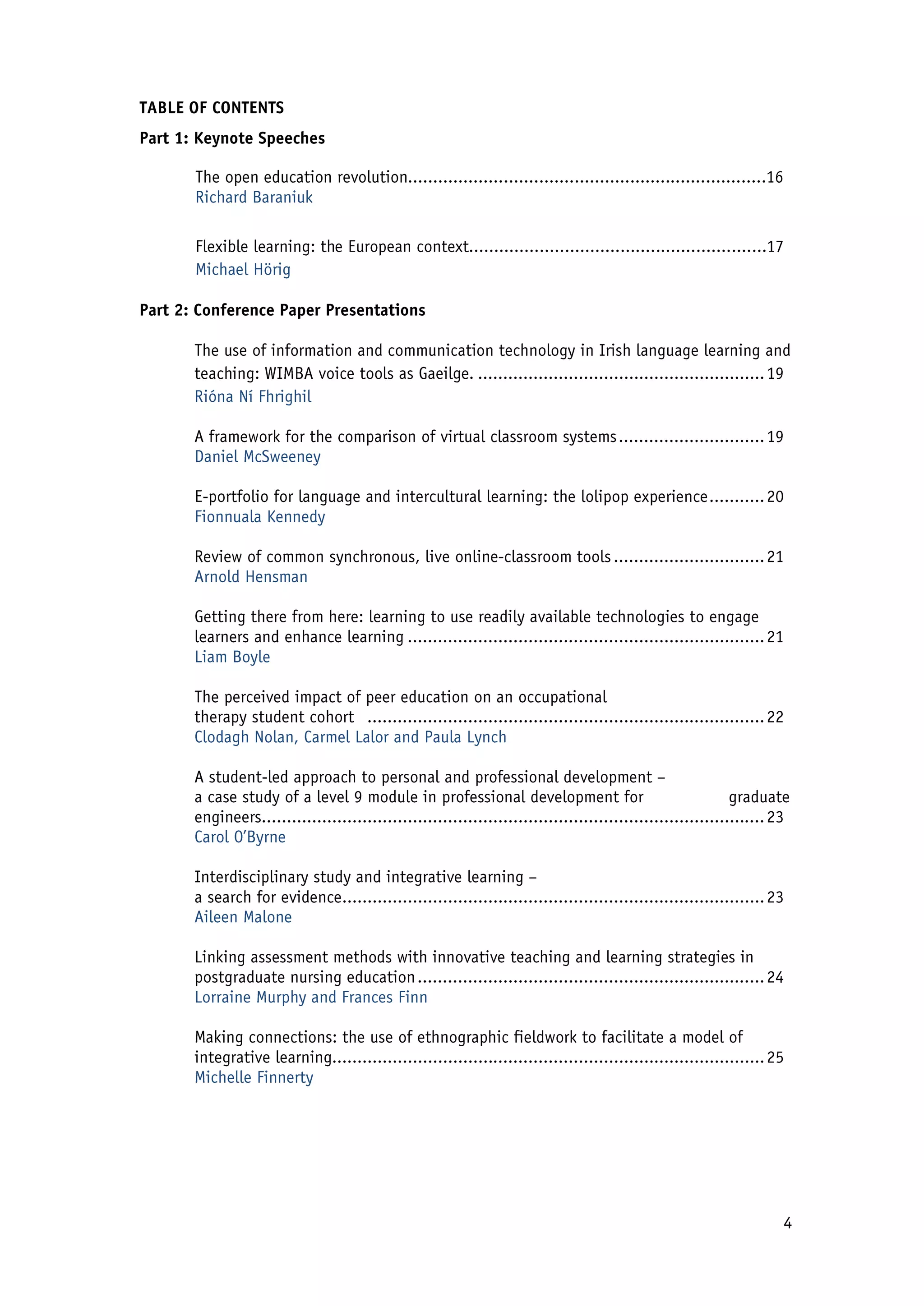 2010 Conference Proceedings - Flexible Learning