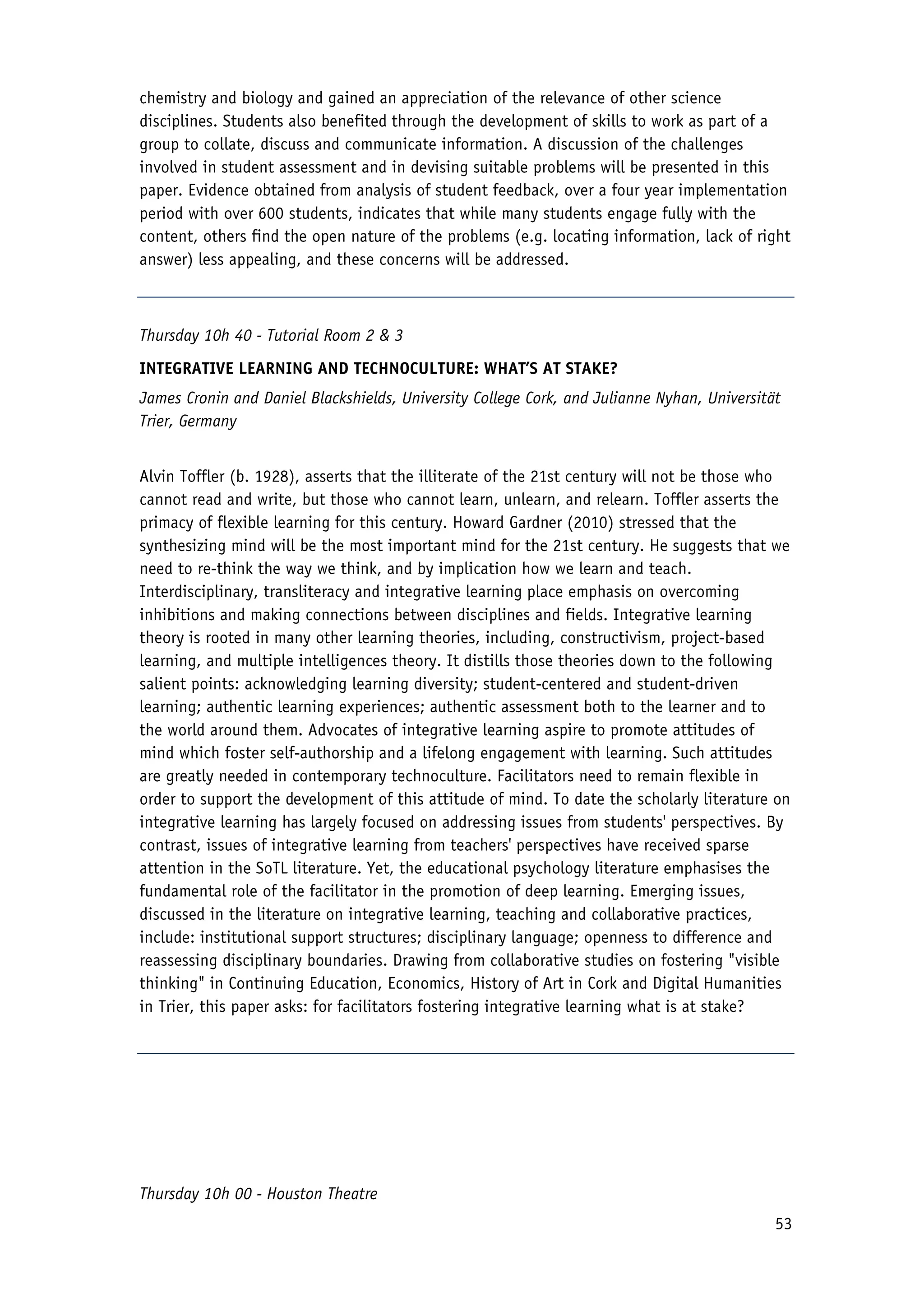 2010 Conference Proceedings - Flexible Learning