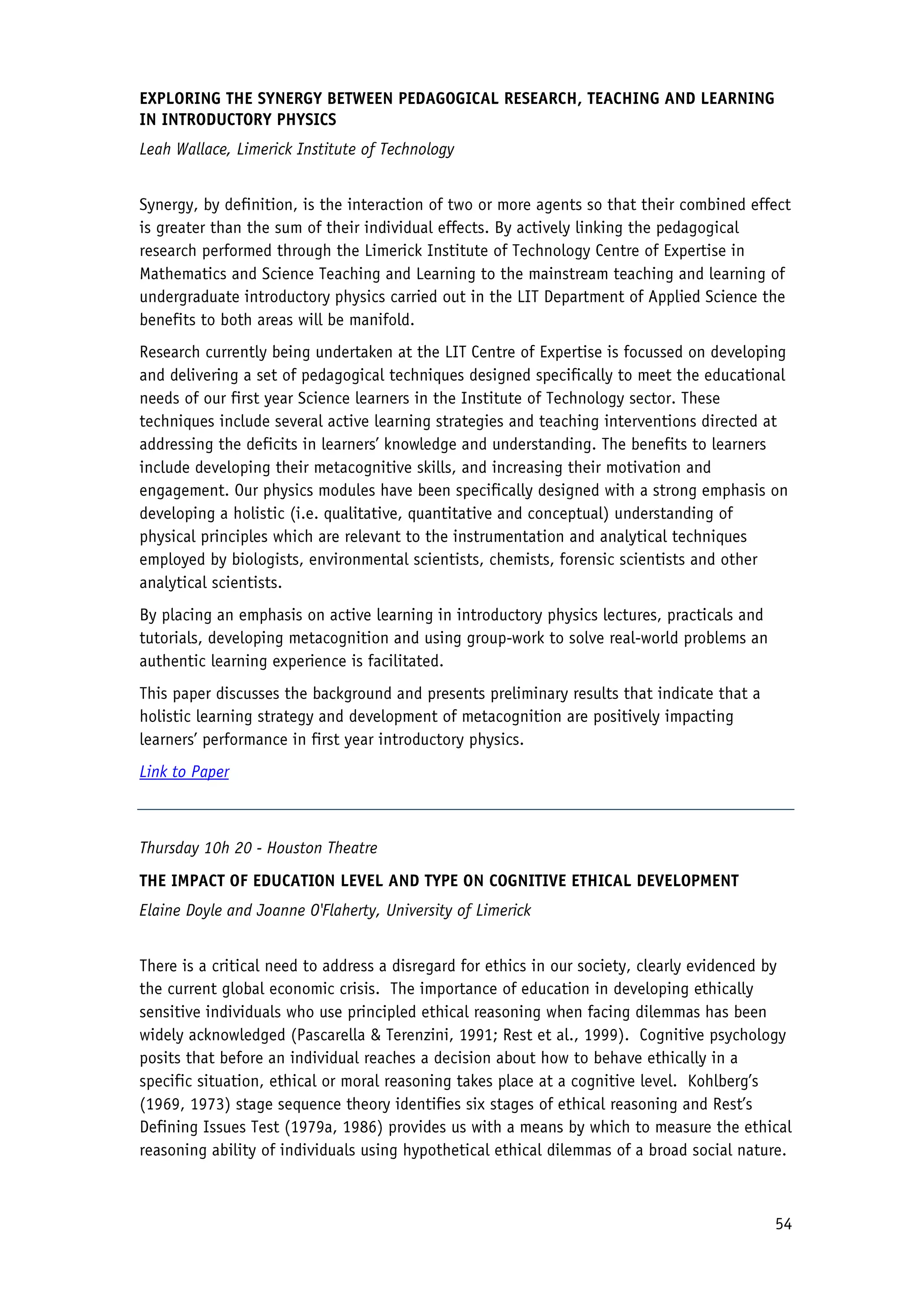 2010 Conference Proceedings - Flexible Learning