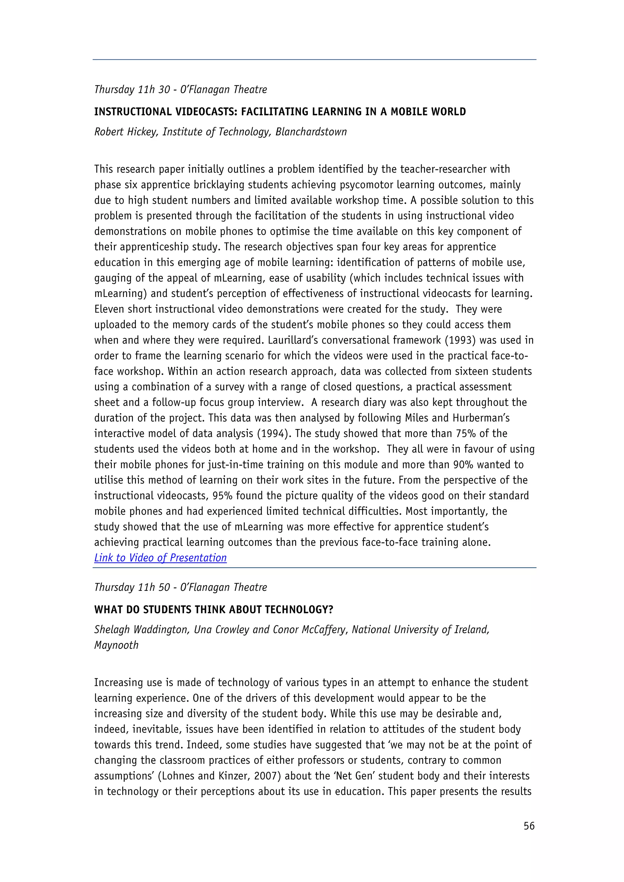 2010 Conference Proceedings - Flexible Learning