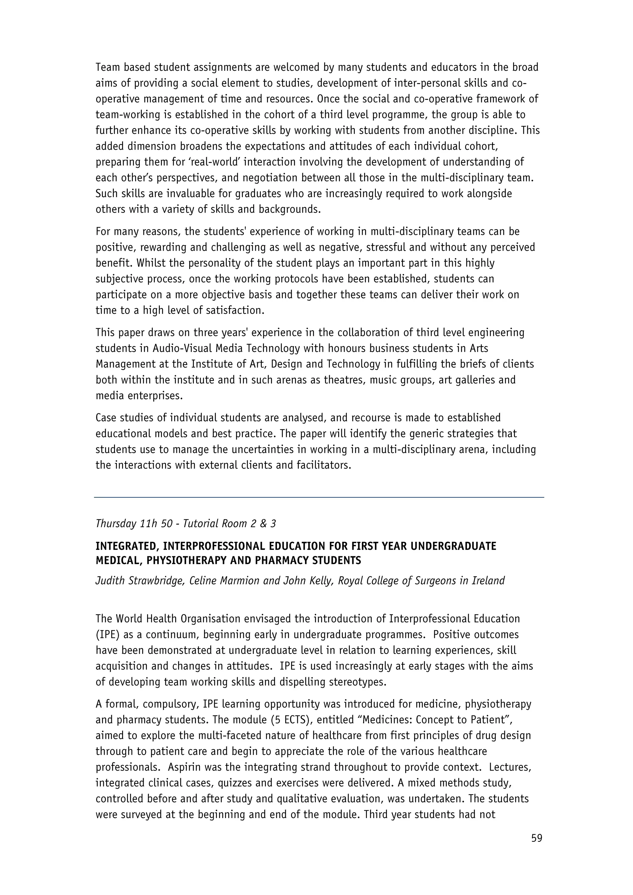 2010 Conference Proceedings - Flexible Learning