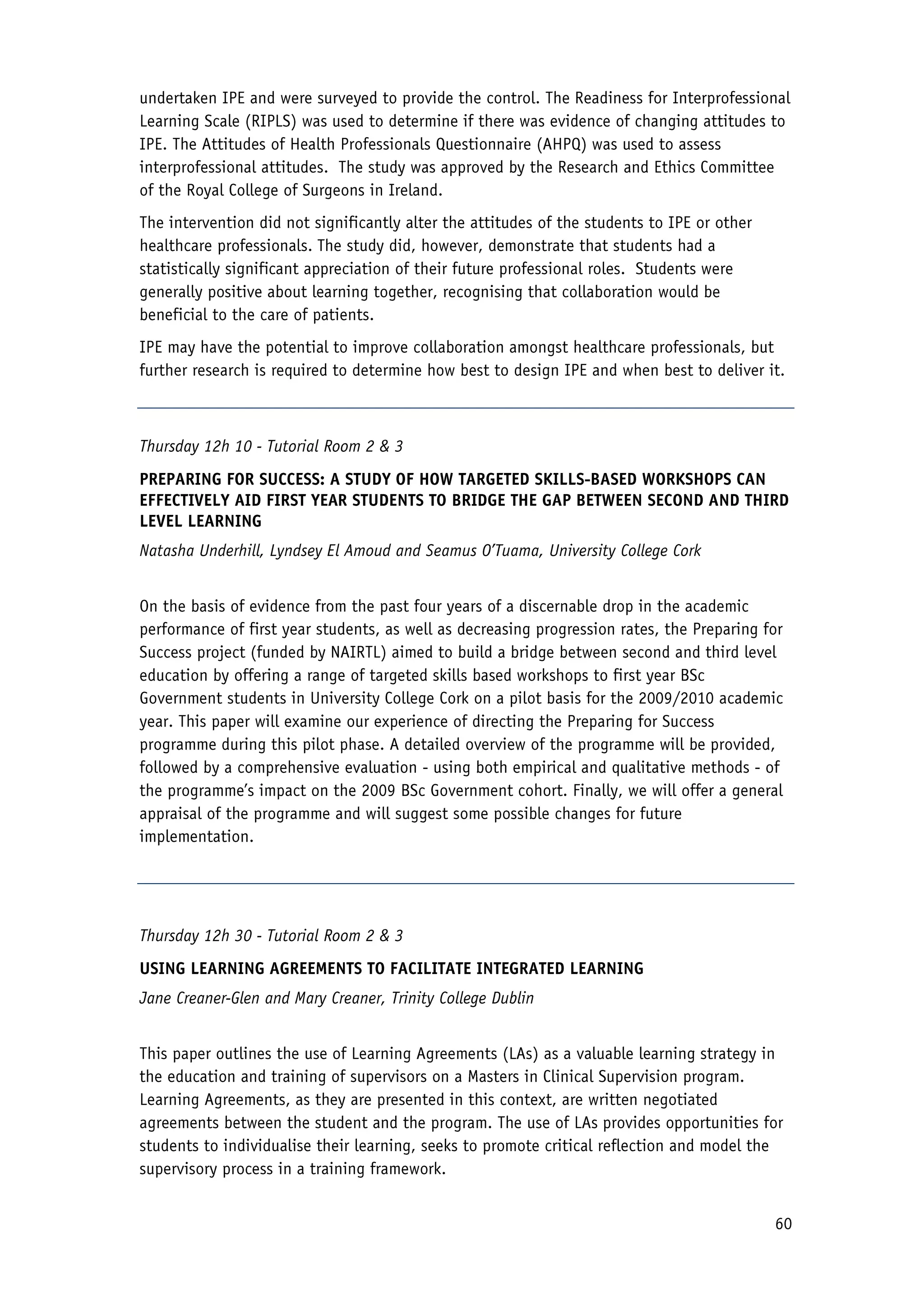 2010 Conference Proceedings - Flexible Learning