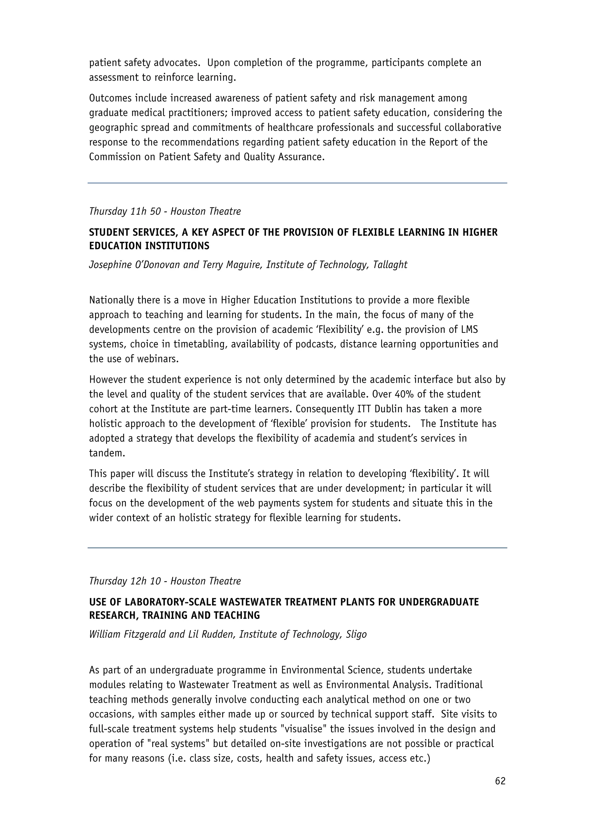 2010 Conference Proceedings - Flexible Learning