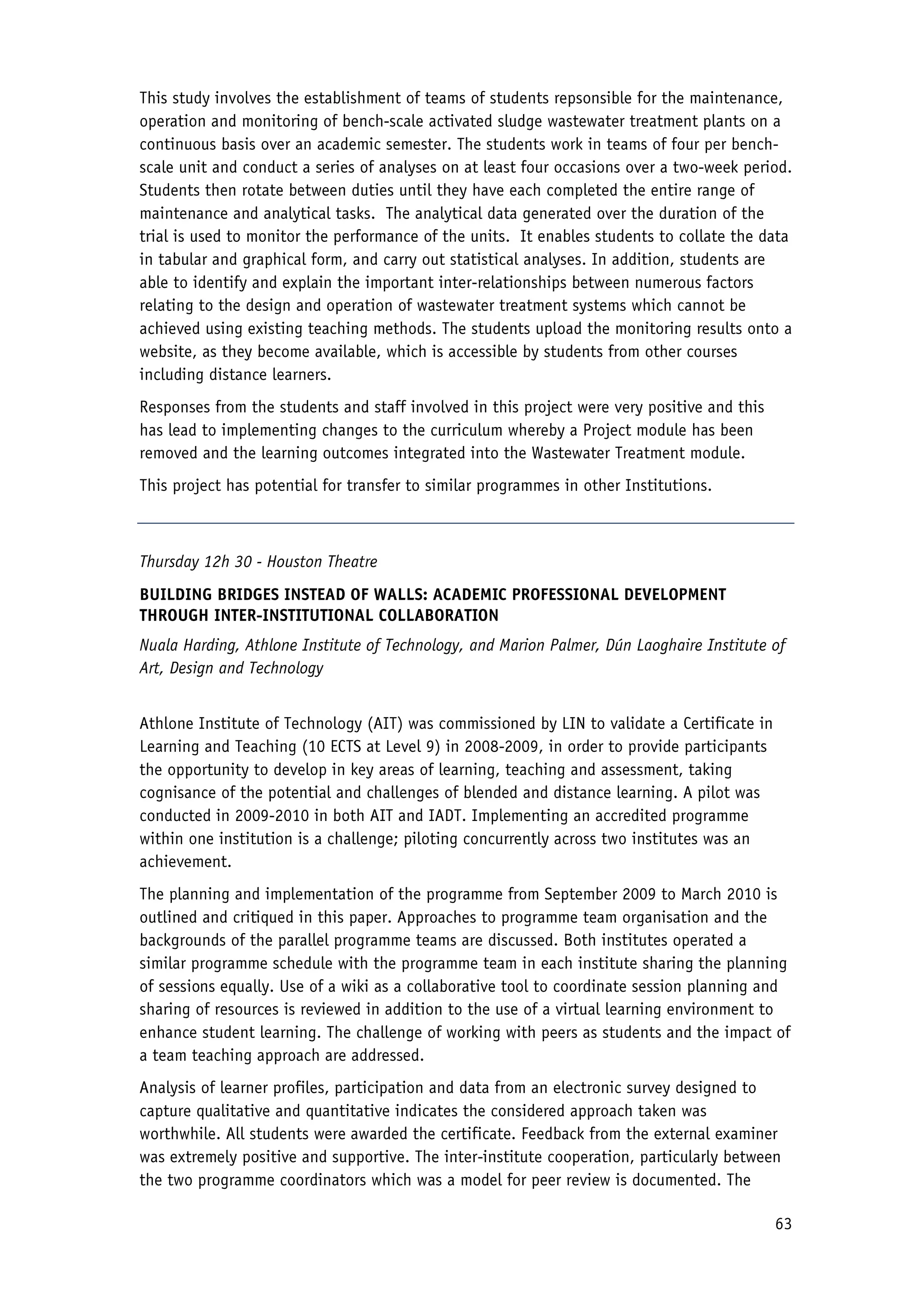 2010 Conference Proceedings - Flexible Learning