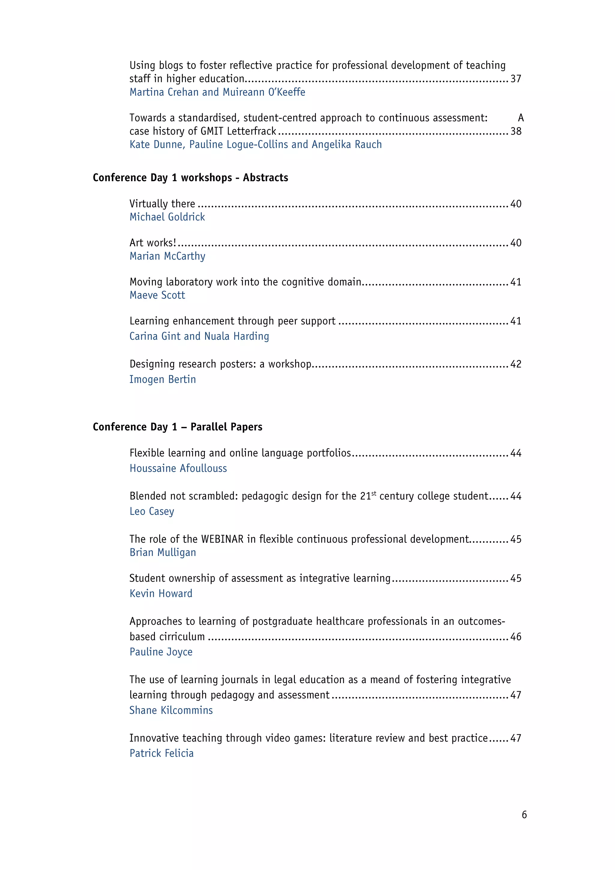 2010 Conference Proceedings - Flexible Learning