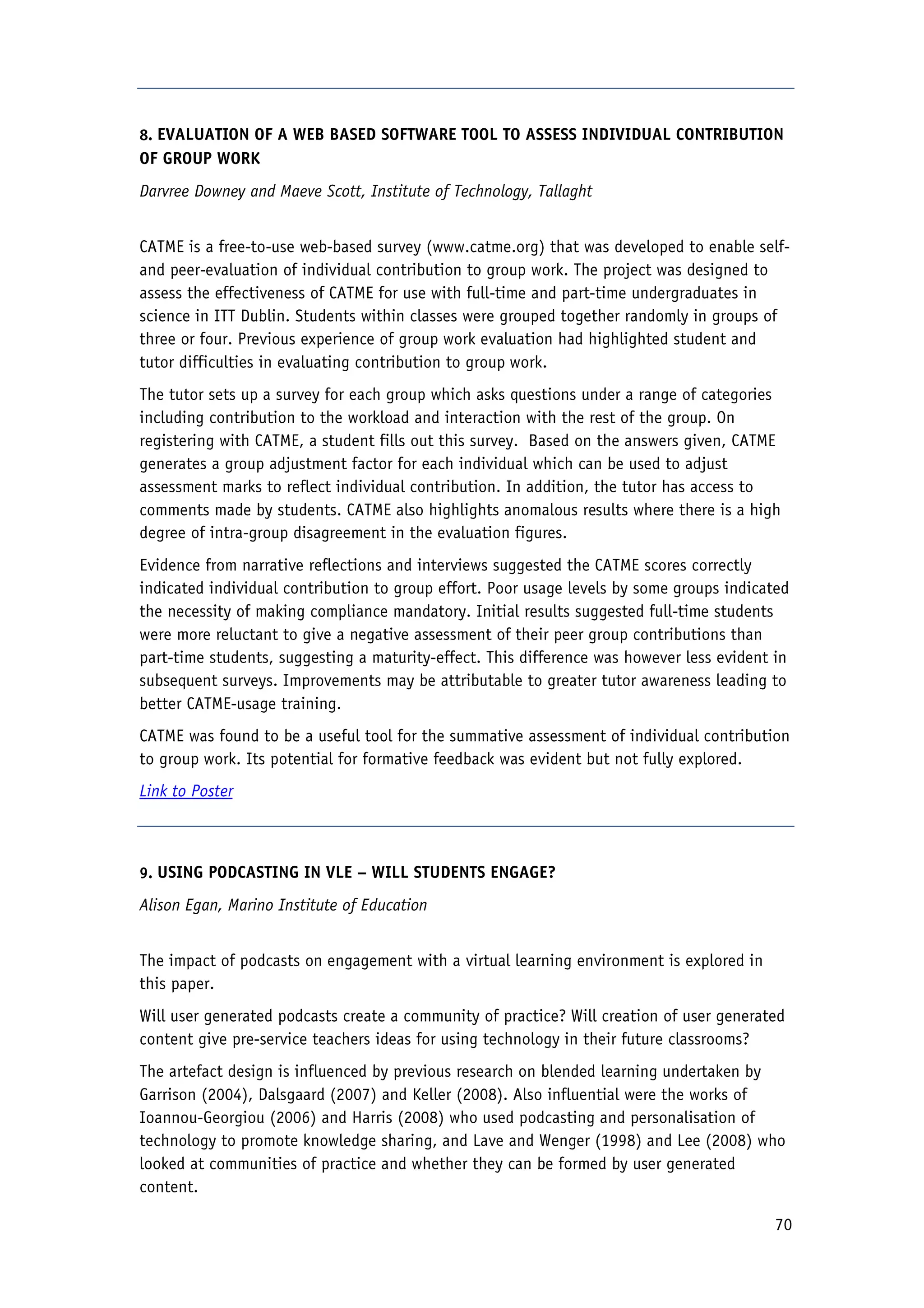 2010 Conference Proceedings - Flexible Learning