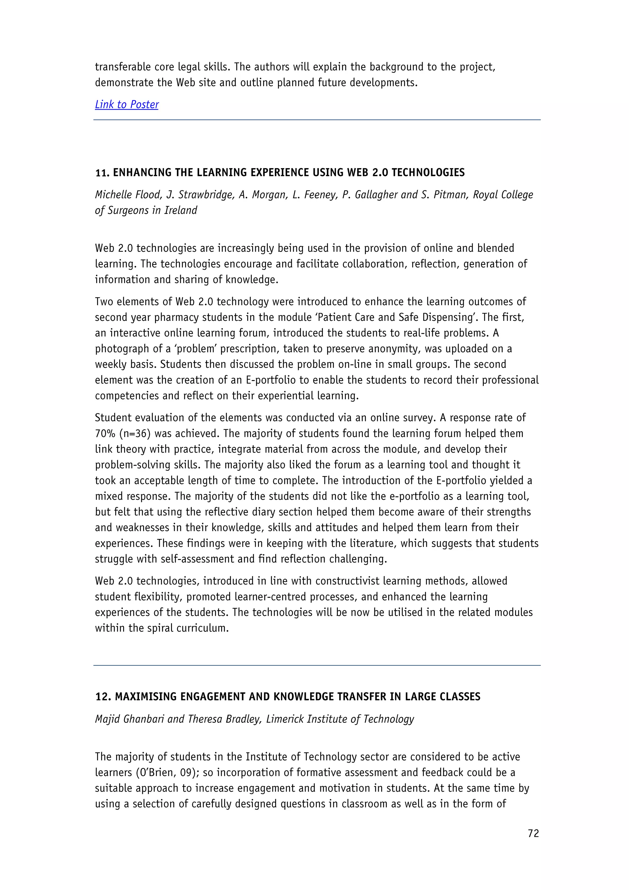 2010 Conference Proceedings - Flexible Learning