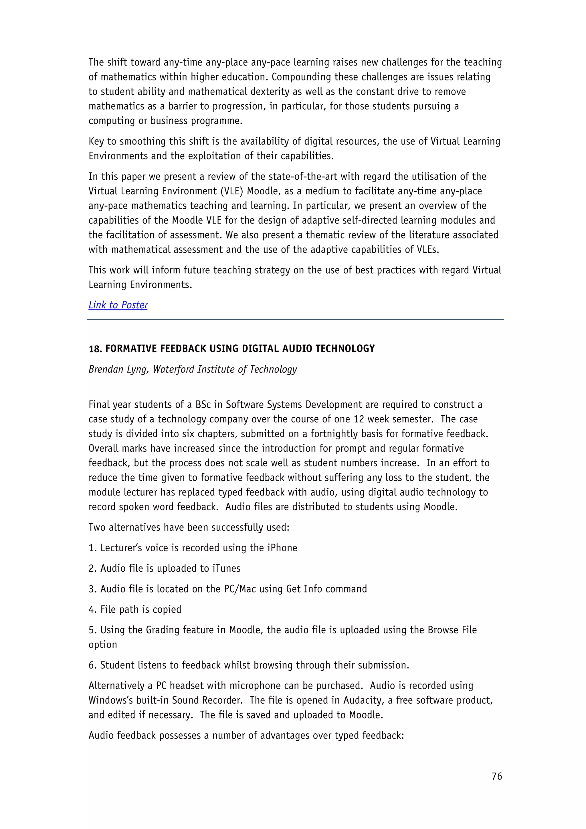 2010 Conference Proceedings - Flexible Learning