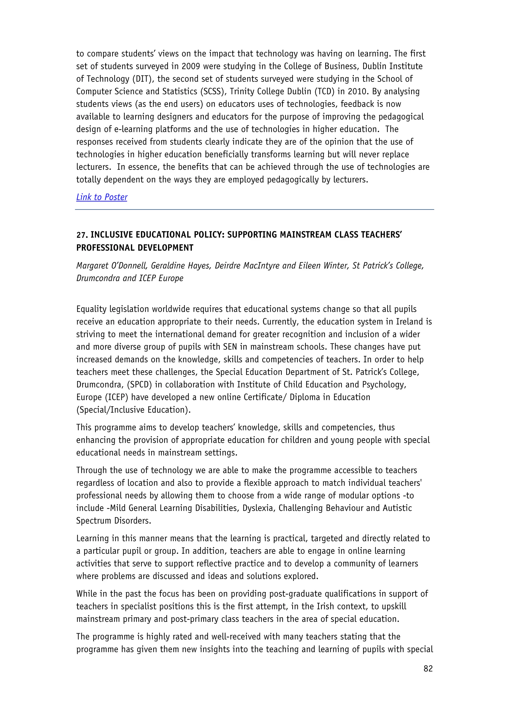 2010 Conference Proceedings - Flexible Learning