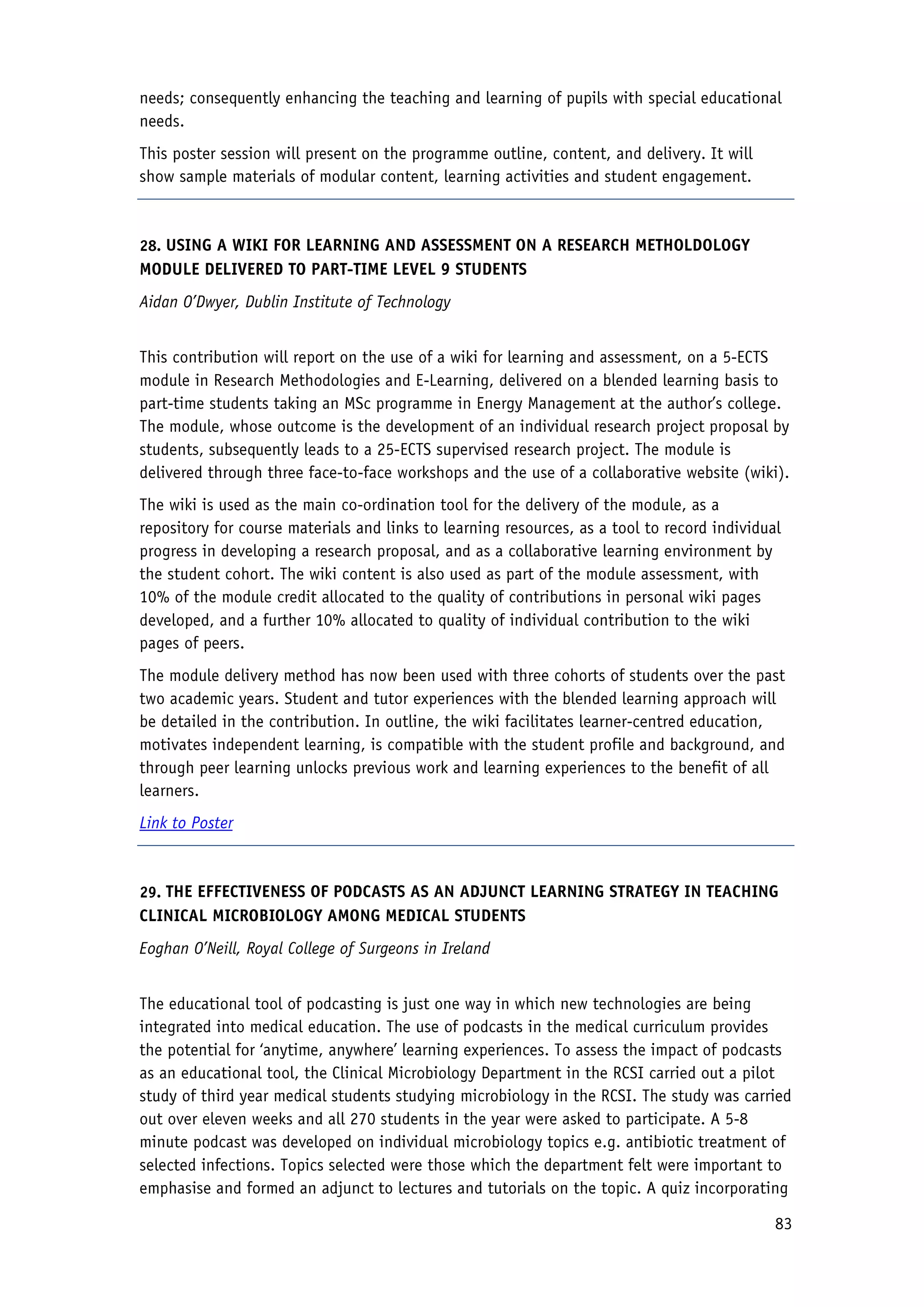 2010 Conference Proceedings - Flexible Learning