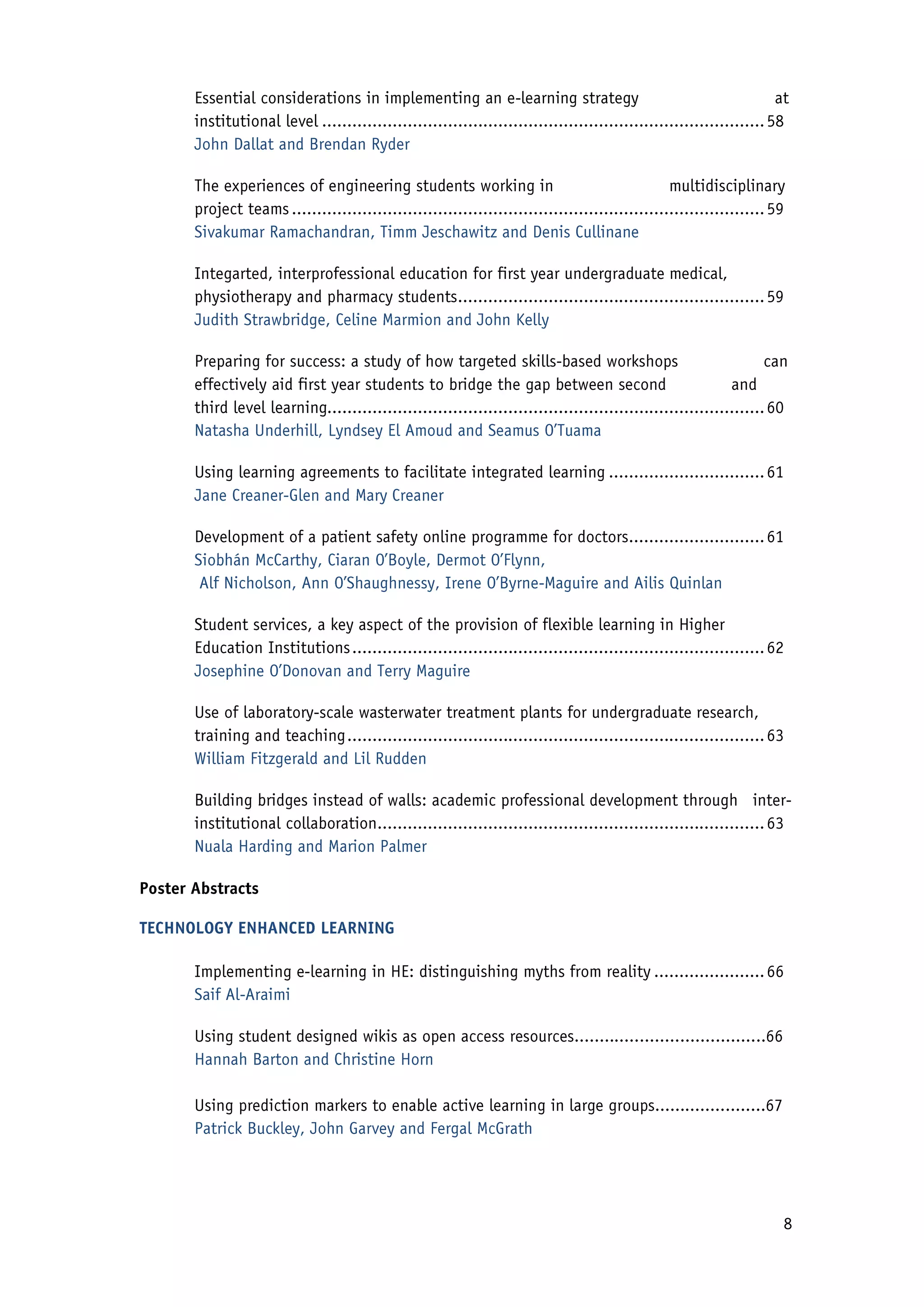 2010 Conference Proceedings - Flexible Learning