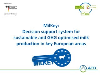 Reduction of GHG and nitrogen emissions from dairy production systems