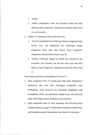 PERLAKUAN AKUNTANSI ATAS ATAS PEMUNGUTAN PPH PASAL 23 SEBAGAI WAPU DALAM UPAYA MEMENUHI KEPATUHAN KETENTUAN PERPAJAKAN 