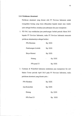 PERLAKUAN AKUNTANSI ATAS ATAS PEMUNGUTAN PPH PASAL 23 SEBAGAI WAPU DALAM UPAYA MEMENUHI KEPATUHAN KETENTUAN PERPAJAKAN 