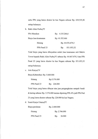 PERLAKUAN AKUNTANSI ATAS ATAS PEMUNGUTAN PPH PASAL 23 SEBAGAI WAPU DALAM UPAYA MEMENUHI KEPATUHAN KETENTUAN PERPAJAKAN 