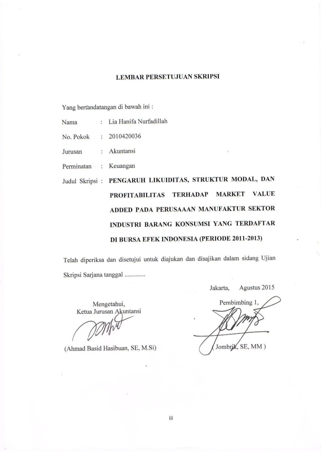 PENGARUH LIKUIDITAS, STRUKTUR MODAL, DAN PROFITABILITAS