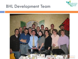 BHL Development Team  