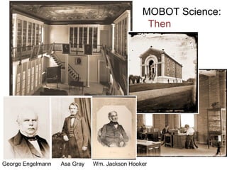 MOBOT Science: Then George Engelmann Asa Gray Wm. Jackson Hooker 