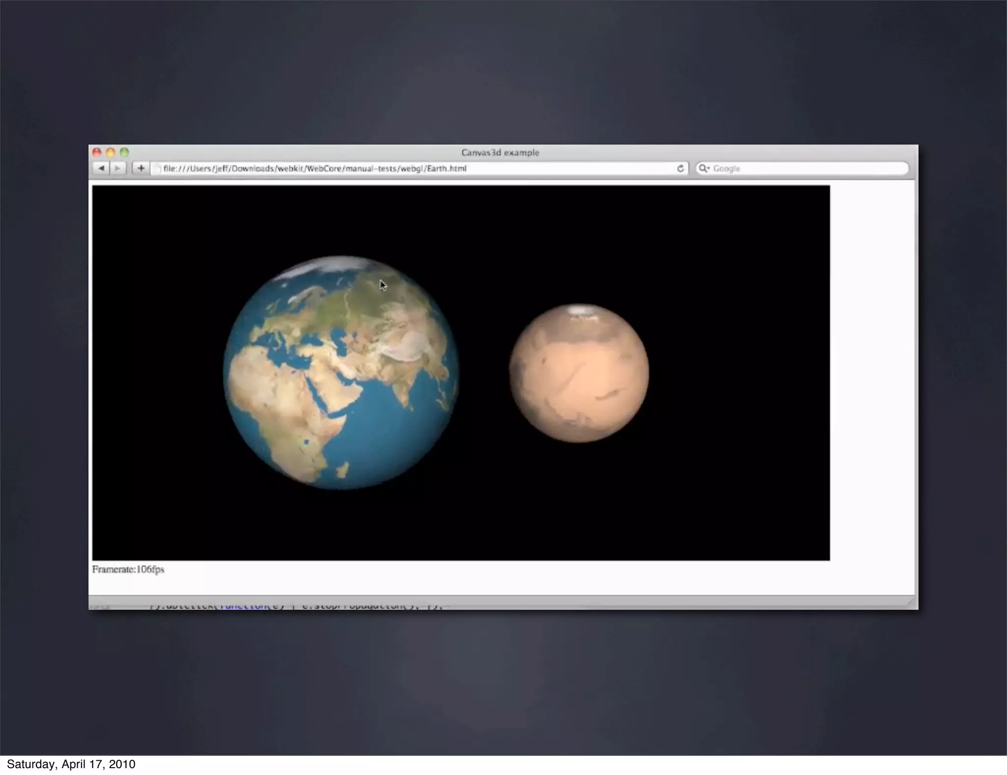 Saturday, April 17, 2010
 