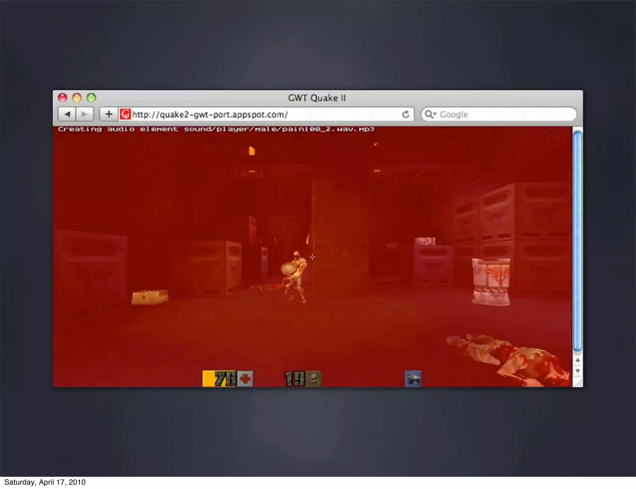 Saturday, April 17, 2010
 