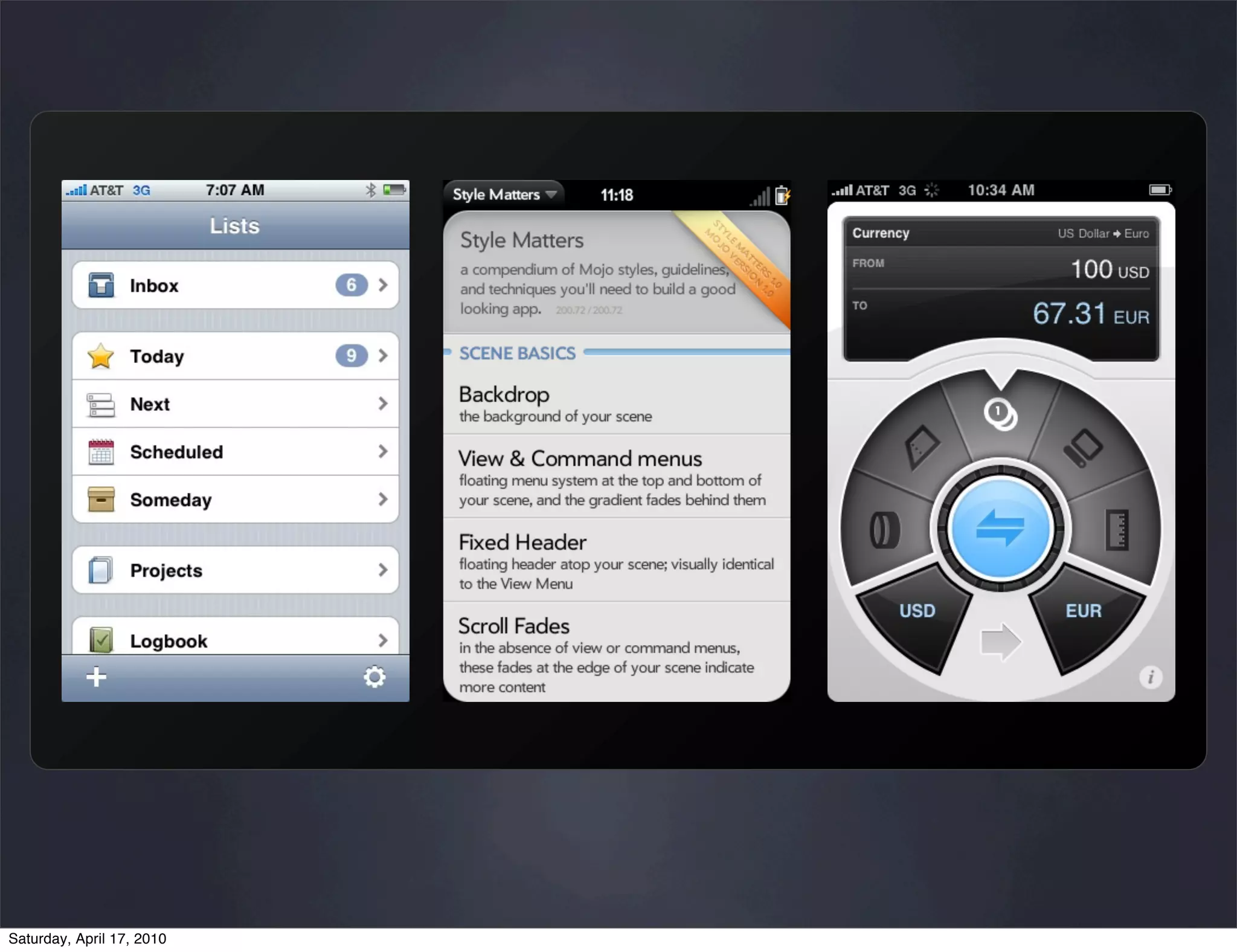 Saturday, April 17, 2010
 