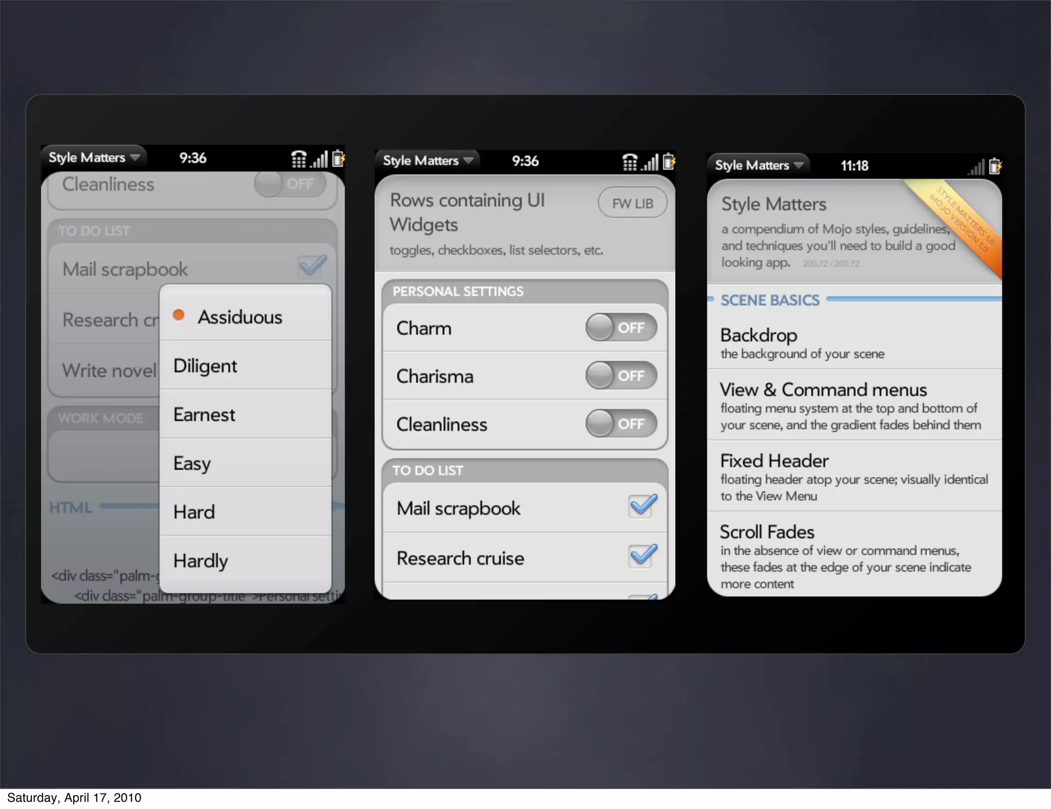 Saturday, April 17, 2010
 