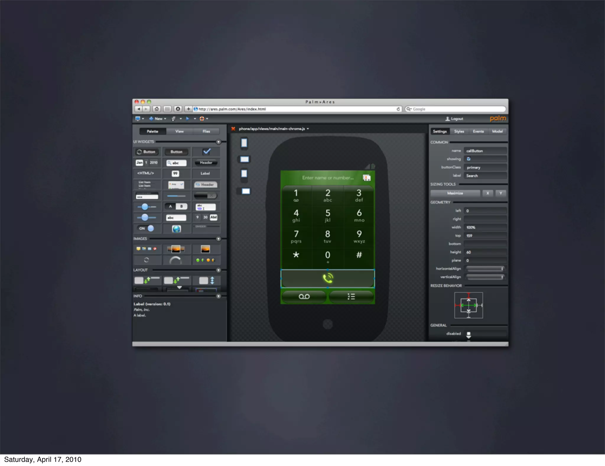 Saturday, April 17, 2010
 