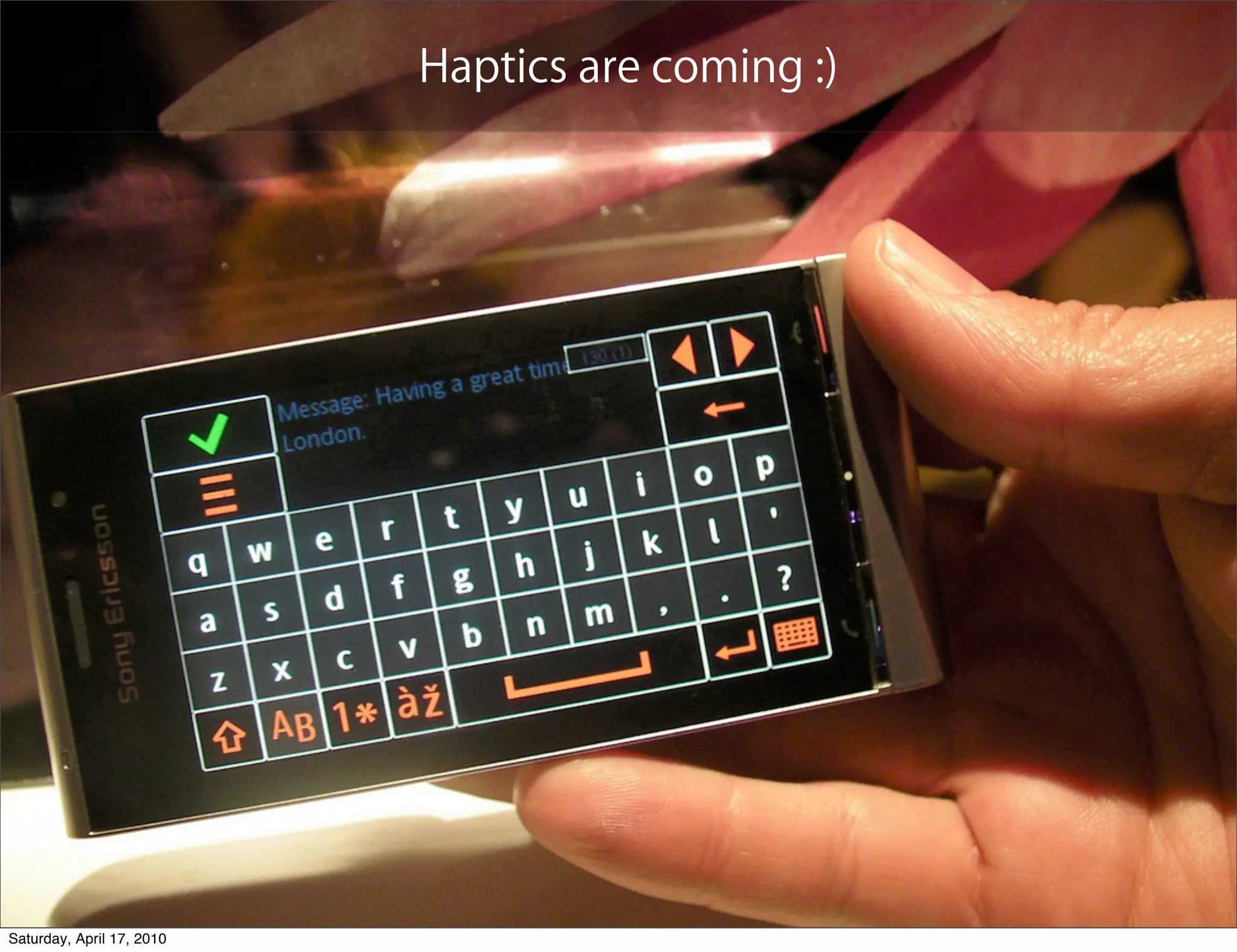 Saturday, April 17, 2010
 