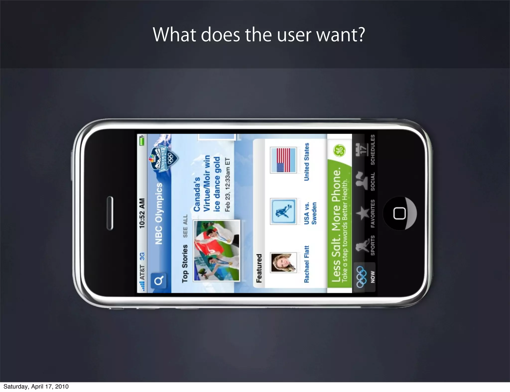 Saturday, April 17, 2010
 