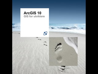 ArcGIS 10
GIS for utviklere
 
