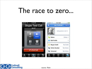 The race to zero...
source: Flickr
 