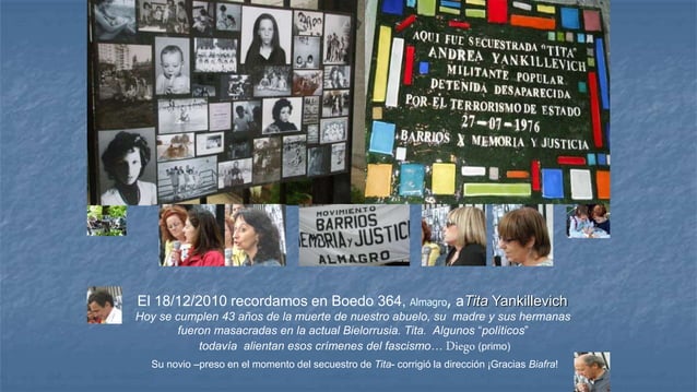 Barrios x Memoria y Justicia 2010 PPT
