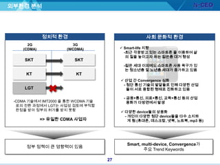 WCDMA와 CDMA Rev.A에서 LTE로의 전환을 각 통신사마다 준비 중