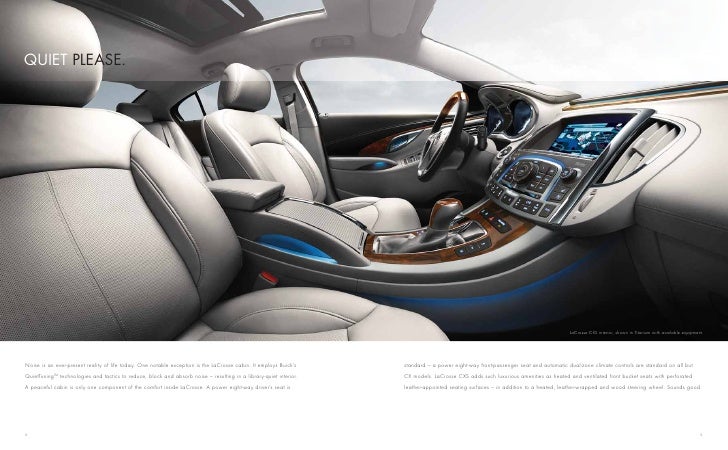 2010 Buick Lacrosse Brochure Dayton