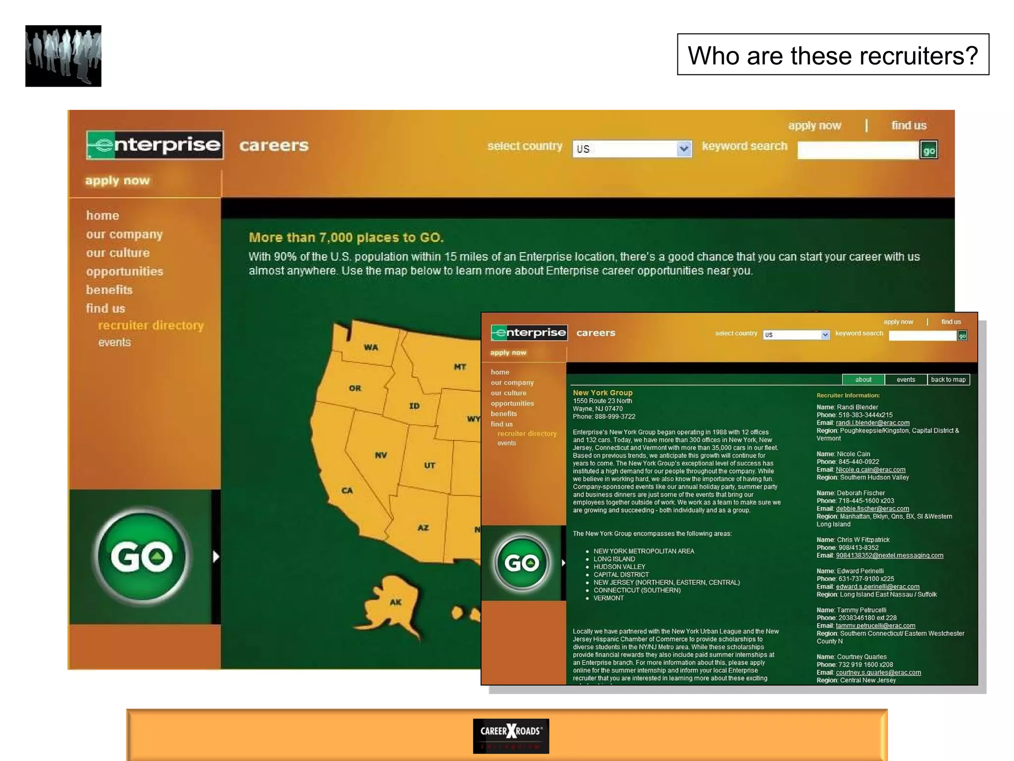 Who are these recruiters? 