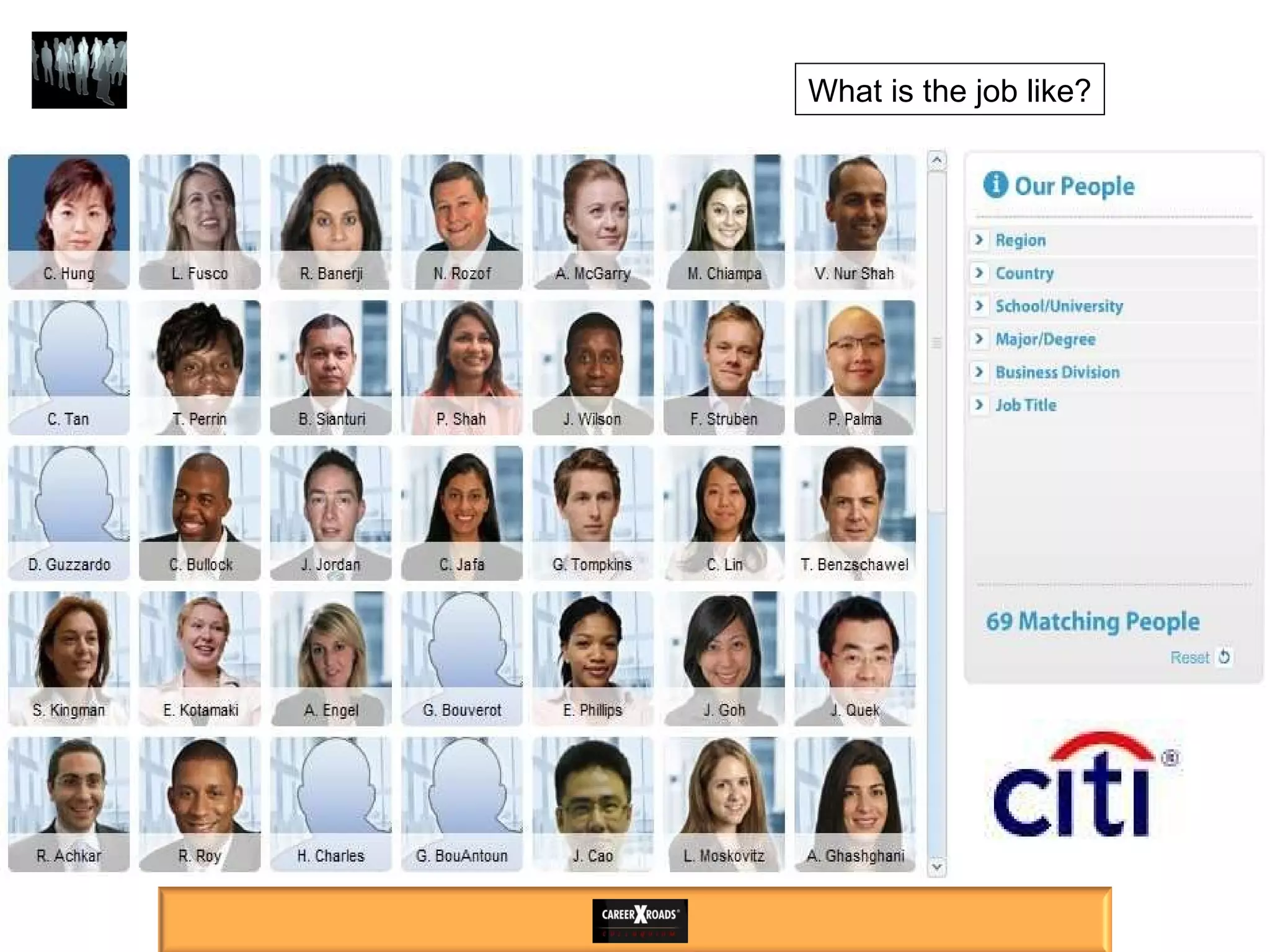 Anticipate Candidate Questions and Answer Them What is the job like? 