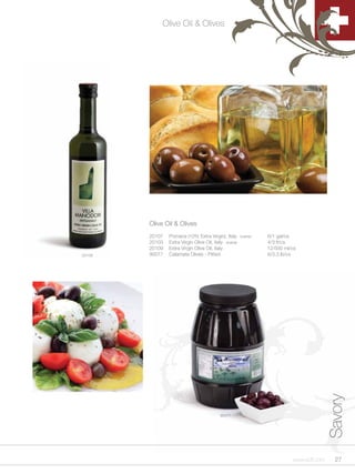 Olive Oil & Olives




        Olive Oil & Olives
        20107   Pomace (10% Extra Virgin), Italy - kosher   6/1 gal/cs
 ...