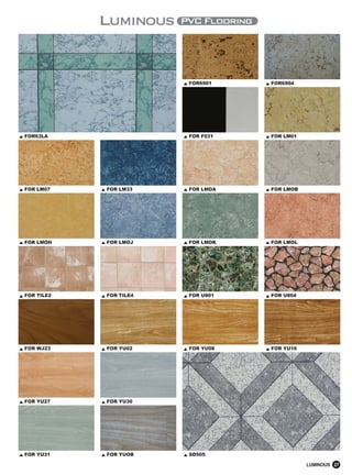 FOR6901    FOR6904




FOR63LA                 FOR F031   FOR LM01




FOR LM07    FOR LM33    FOR LMOA   FOR LMOB




FOR LMOH    FOR LMOJ    FOR LMOK   FOR LMOL




FOR TILE2   FOR TILE4   FOR U801   FOR U804




FOR WJ23    FOR YU02    FOR YU08   FOR YU16




FOR YU27    FOR YU30




FOR YU31    FOR YUOB    SD505

                                              LUMINOUS 27
 