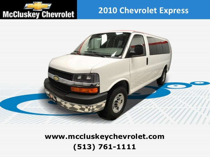 2010 chevrolet express passenger van