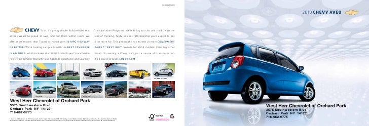 2010 Chevy Aveo 5 Buffalo