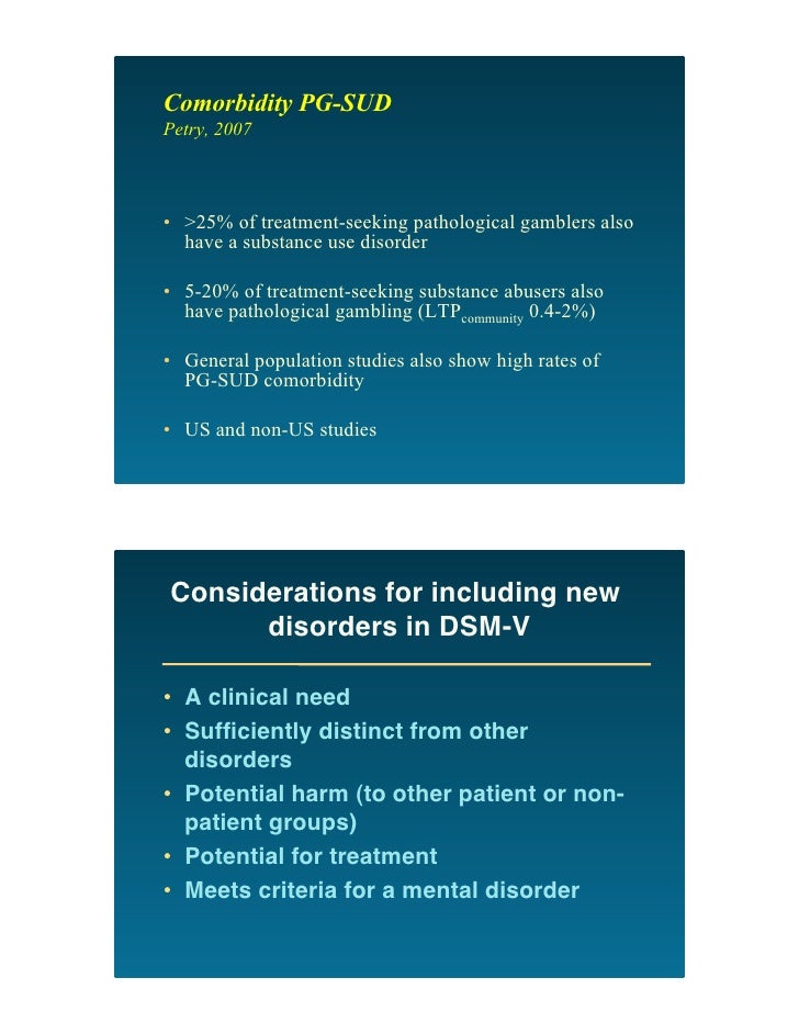 Adhd pathological gambling