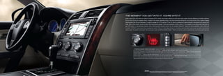 The moment you get into it, you’re into it.
Unlike typical SUVs with three-row seating, the Mazda CX-9’s cockpit was actually inspired by world-class sports sedans. And the difference is instantly apparent.
On the Grand Touring, for example, there’s a heated, 8-way power-adjustable driver’s seat that memorizes settings for up to three drivers. Plus a leather-wrapped
steering wheel that tilts and telescopes. To expertly manage the CX-9’s spirited 273-hp V6, there’s an advanced 6-speed automatic transmission with manual-shift
mode. Other driver-centric touches include: Electroluminescent gauges. Three-zone automatic climate control. A trip computer. An auxiliary-audio input jack for
your MP3 player. An auto-dimming rearview mirror. Steering-wheel-mounted controls for the standard Bluetooth® hands-free phone capability, cruise control and
6-speaker AM/FM/CD audio system. Even a garage-door opener. Plenty of cutting-edge options too. Including a voice-activated, touch-screen nav system and rearview
camera. Bose® 10-speaker Centerpoint® Surround Sound audio. And SIRIUS Satellite Radio®.* There’s so much for a driver to get into here, you’ll never want to get out.




                                                   1                                            2                                                  3                                                      4                  5


               1. A Three-Zone Automatic Climate Control System is standard on all CX-9 models. This advanced design provides independent temperature settings for the driver’s zone, front passenger’s
               zone and rear passengers’ zone. An outside-temperature display is also standard. 2. Heated And Power-Adjustable, Leather-Trimmed Front Seats are standard on the Touring and Grand
               Touring. The driver’s seat features an 8-way power-adjustable design with lumbar support. The front passenger’s seat is a 4-way power-adjustable design. 3. Mazda’s Advanced Keyless Entry
               And Start System enables you to remotely lock or unlock the CX-9’s doors, operate the power windows and rear liftgate, and even keylessly start the engine. It’s standard on the Grand Touring and
               available on the Touring. 4. A Driver’s Seat With Position Memory is also standard on the Grand Touring. This feature allows you to create and store up to three unique driver’s seat positions. At
               the touch of a button, it then automatically adjusts all 8 driver’s seat settings to the exact preset position you desire. 5. A Blind Spot Monitoring System,† standard on the Grand Touring, utilizes
               a pair of rear-facing, radar-based sensors to detect objects in the CX-9’s rear blind spots. Whenever an object is detected, a warning light appears in the appropriate outside mirror. Should you signal a
               change into a lane that’s already occupied, the system alerts you with both a blinking warning light and warning chime.




                                               *              reception requires a subscription and Mazda satellite radio receiver accessory kit. Available only in the U.S., except Alaska and Hawaii.
                                                                † Always check your mirrors. Be aware of the traffic around you. Bluetooth is a registered trademark of Bluetooth SIG, Inc.
 
