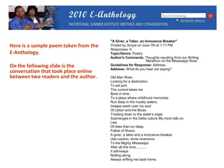 Know exactly what you want in feedback.Ask forPRESS when you Have a strong piece of writing that you think is a final draft.